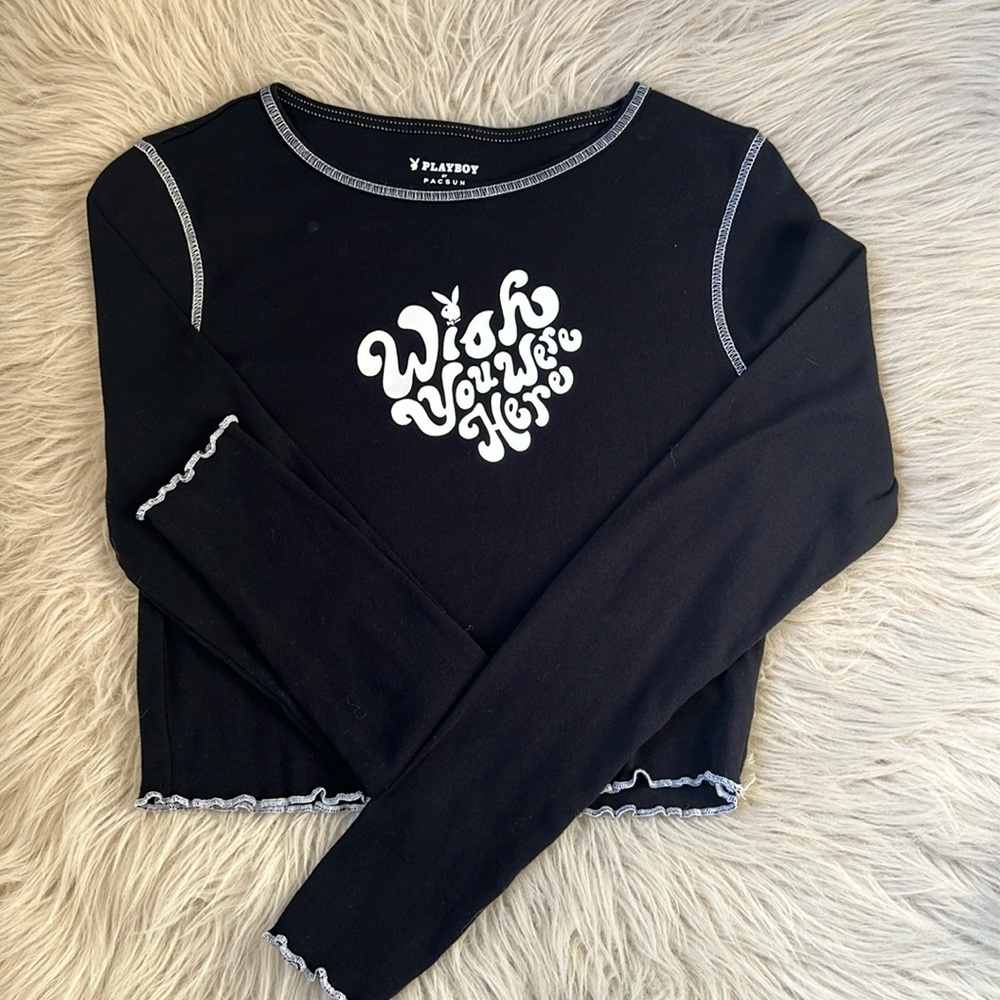 Playboy PACSUN women’s small long sleeve shirt